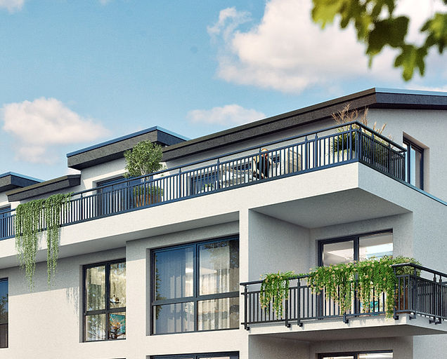 Architekturvisualisierung von Wohngebäuden